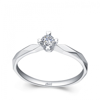 Золотое кольцо с бриллиантом ''PRINCESS'' ERDH54/A0,10