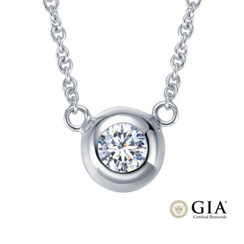 Кулон ''My Love'' з діамантом 0,30 сt. F/VS1 GIA NH262/0,3ct
