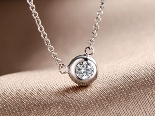 Кулон ''My Love'' з діамантом 0,30 сt. F/VS1 GIA NH262/0,3ct