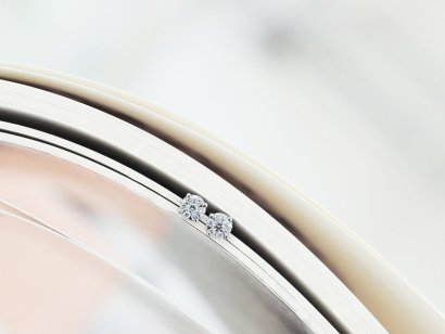 Золоті сережки з  діамантами EK338