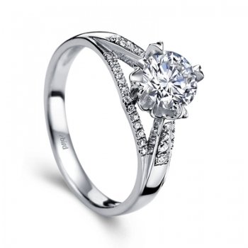 каблучка на заручини з діамантом ERDL76