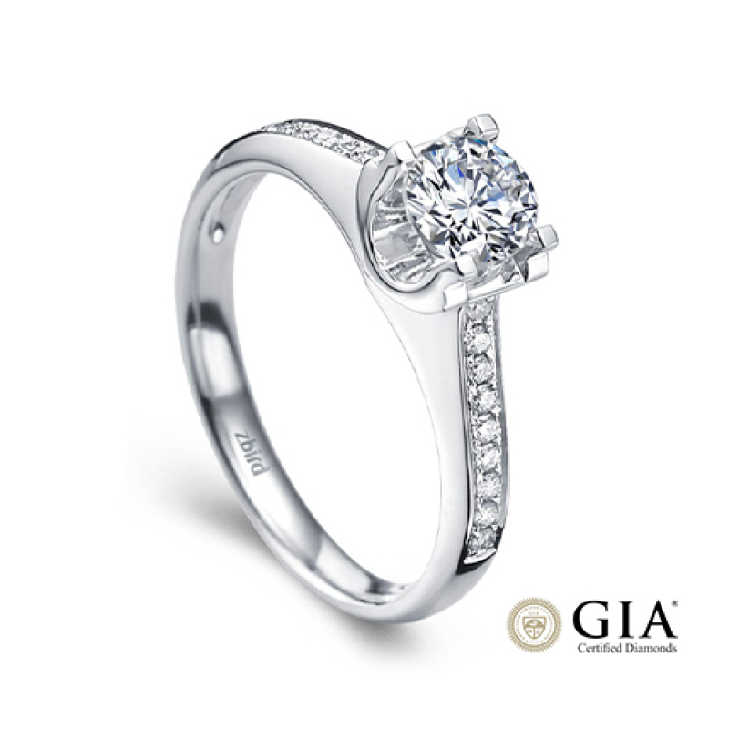 кольцо для помолвки 0,40 сt. F/VS1 GIA ERDL19B
