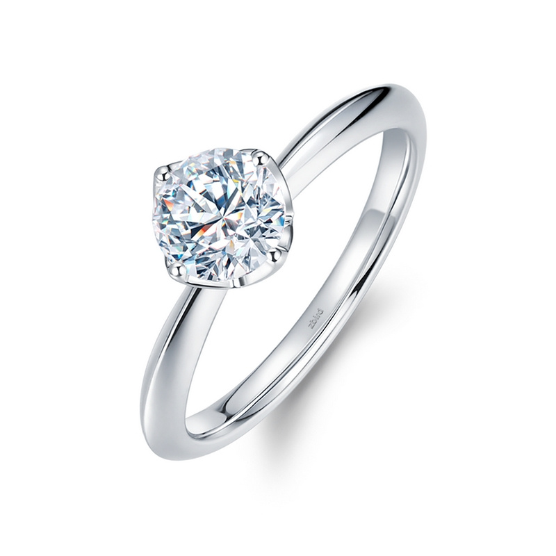 Кольцо из платины  950 ''My Queen'' ERDS51/A0,50 Pt950