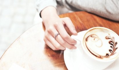 кольцо на предложение с бриллиантом ''Pure Love'' ERDL21B